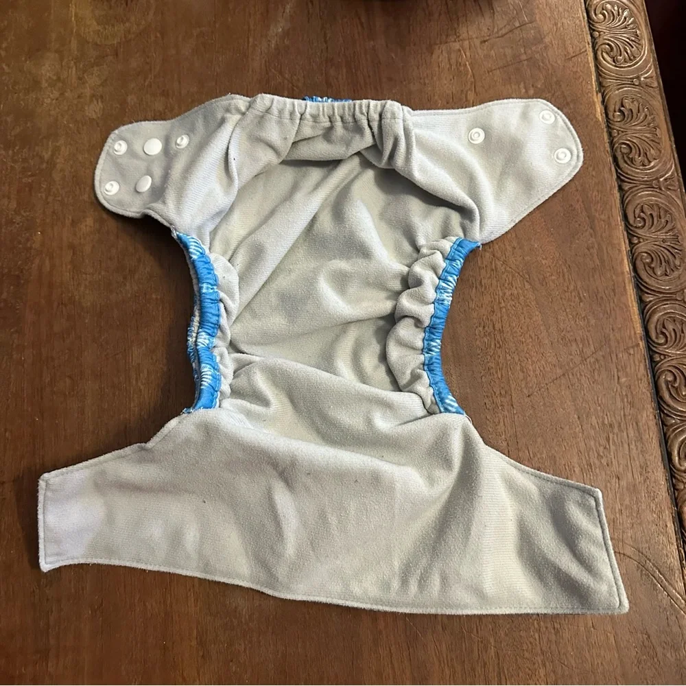 Simple Being pocket cloth diaper set of 5 transportation travel adjustable OS